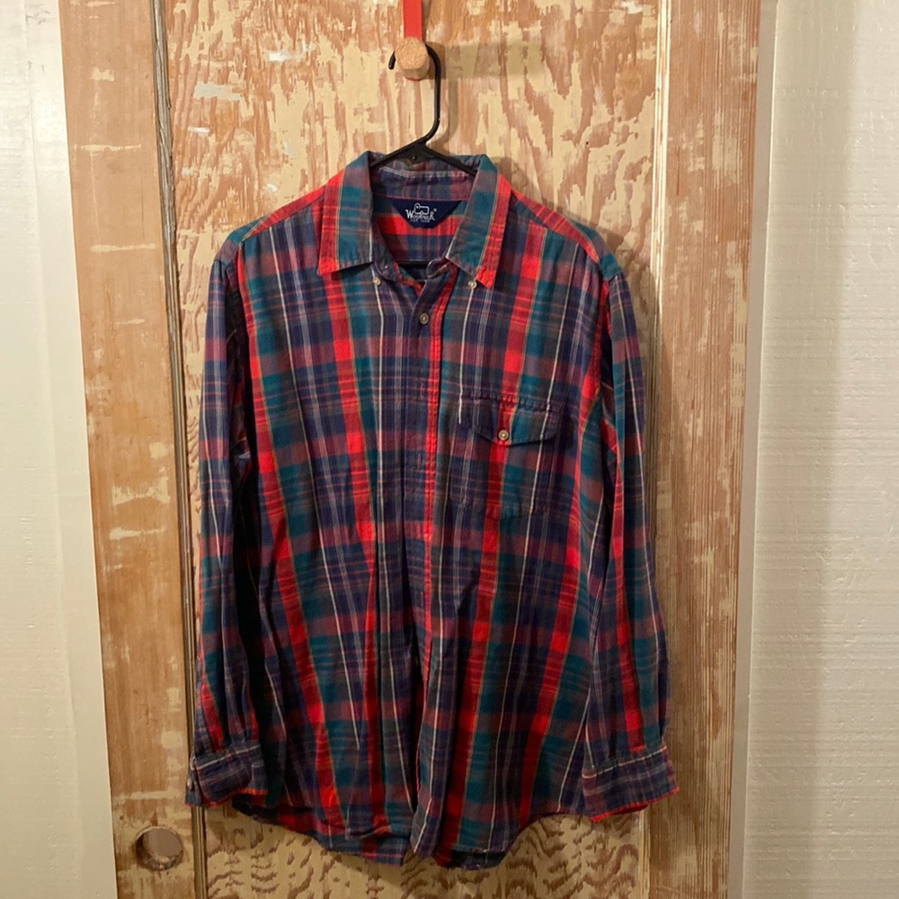 Vintage Woolrich plaid shirt